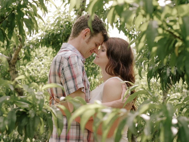 tammy keefer of jason keefer photography engagement portraits chiles peach orchard crozet va tree frame