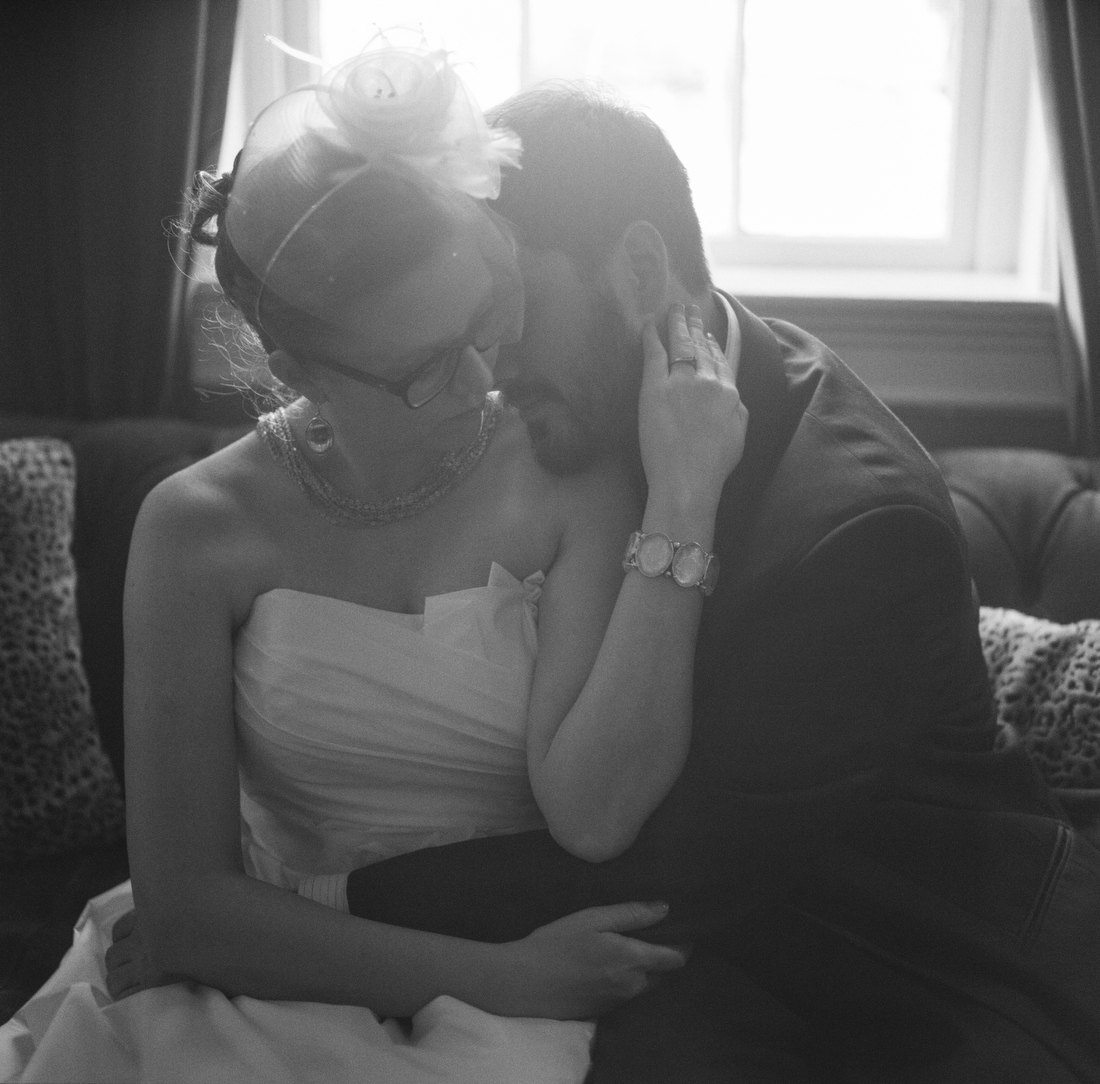 jason keefer photography best of 2014 inn at court square black and white rolleiflex bride and groom portrait film